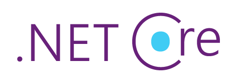 .NET Core logo.
