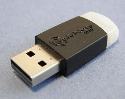 A SafeNet eToken 5110 USB security token.